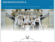 Tablet Screenshot of bojnickakapela.net